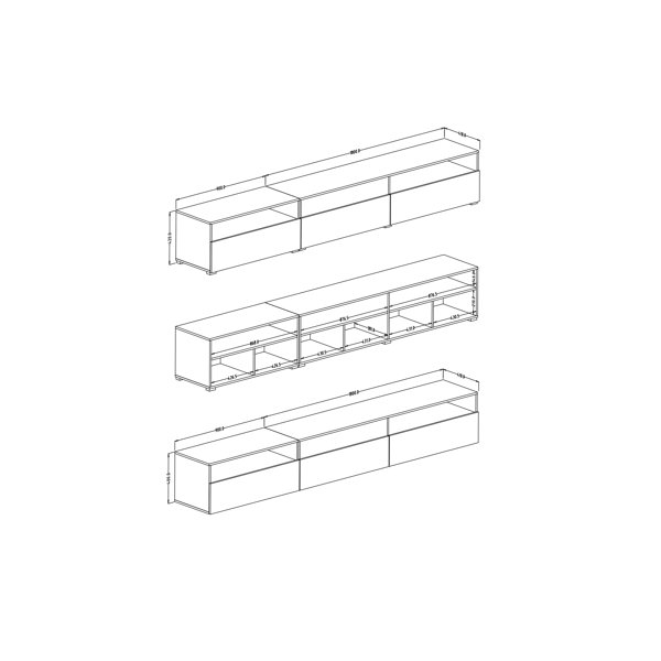 Metro Lane Carlotta TV Stand for TVs up to 78" & Reviews Wayfair.co.uk